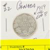 Image 1 : 1919 CANADIAN KING GEORGE SILVER QUARTER