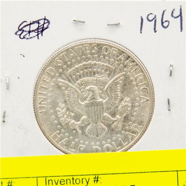 1964 U.S SILVER HALF DOLLAR