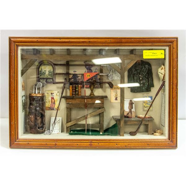 GOLFING SHADOW BOX
