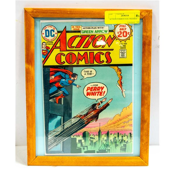 ACTION COMICS #436 FRAMED