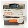 Image 1 : BROOK STONE SIZE: QUEEN 84 X 90 HEATED BLANKET