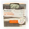 Image 1 : BROOK STONE SIZE: KING 90 X 100 HEATED BLANKET