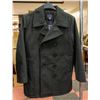 Image 1 : NEW BRAVEMAN PEACOAT, BLACK, SIZE MEDIUM