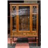 Image 1 : CIRCA 1950'S CHINA CABINET H-63" W-15" L-40"