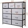 Image 2 : BRAND NEW 9 DRAWER RUSTIC BROWN WOOD AND GREY