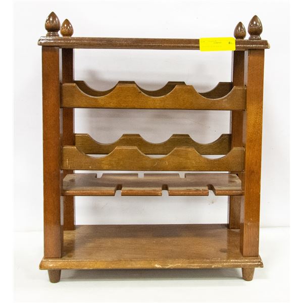WOODEN WINE RACK