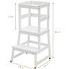 Image 2 : NEW REPACKED KIDS WHITE HELPER STEP STOOL/SEAT