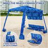 Image 2 : NEW REPACKED AMMSUN BEACH CANOPY CABANA 6.2 X 6.2'