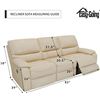 Image 1 : REPACKED TAOCOCO RECLINER SOFA  STRETCH COVER W/