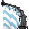 Image 1 : NEW REPACKED BLACK CURVED SHOWER CURTAIN ROD