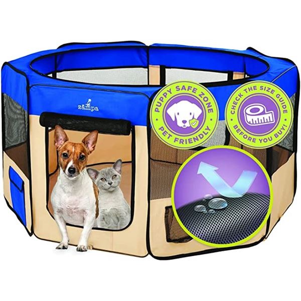 ZAMPA PORTABLE PET PLAYPEN