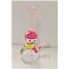 Image 1 : NEW 11" PINK SNOWMAN BONG WITH BOWL