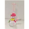 Image 1 : NEW 11" PINK SNOWMAN BONG WITH BOWL