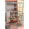 Image 1 : CHROME METAL 6-SHELF STORAGE RACK -