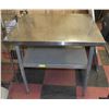 Image 1 : STAINLESS STEEL WORK TABLE