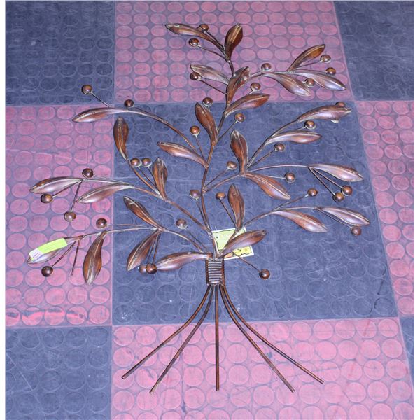 LARGE METAL WALL HANGING