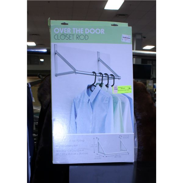 OVER THE DOOR CLOSET ROD
