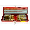 Image 1 : SET OF APPROX 100 DRILL BITS IN A METAL CASE