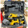 Image 1 : DEWALT JIGSAW, CORDLESS DRILL, BATTERIES AND