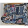 Image 1 : BOX WITH AMAZING VINTAGE HANDMADE DENIM