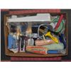 Image 1 : BOX OF NEW HOME PAINTING SUPPLIES AND