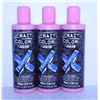 Image 1 : 3 BOTTLES 250 mL  SEMI PERMANENT COLOR SHAMPOO BLU