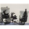 Image 3 : Winter scene 4 votive candle holder