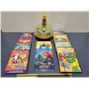 Image 1 : Vintage spinning train top & DVDs