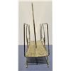 Image 4 : Vintage magazine rack 15"x18"x6"