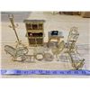 Image 1 : Vintage brass doll furniture