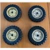 Image 1 : Original Die Cast 3.75” Toy Tractor Tires x 4