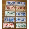 Image 1 : License Plates - Saskatchewan 1970, 1971, 1972, 1974, 1975, 1976 x 10 plates