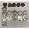 Image 1 : Canadian 1977, 1978, 1979 One Cent Pennies & 1978, 1980, 1981, 1983 Five Cent Nickels Coins
