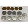 Image 2 : Canadian 1966, 1972, 1973, 1976, 1952-2002 One Cent Pennies & 1979 Five Cent Nickels Coins