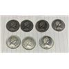 Image 2 : Canadian 1973 RCMP Twenty-Five Cent Quarters x 7 Coins