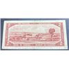 Image 2 : 1954 Canadian Two Dollar Bill $2 Signed by G. Bouey & L. Rasminsky x 1