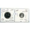 Image 1 : 1992 25¢ & 1965 Cdn 10¢