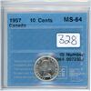 Image 1 : 1957 10¢ CCCS MS-64