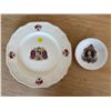 Image 1 : Queen Elizabeth Coronation large plate and 1977 candy dish