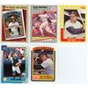 Image 1 : Assorted 5 baseball cards, 1987, 1989, 1990