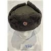 Image 1 : East German Military Fur hat with emblem