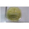 Image 1 : Amber depression divided dish - Madrid Pattern - No chips