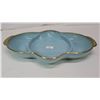 Image 2 : Fire King blue divided relish dish