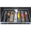 Image 8 : Fishing tackle box and contents