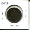 Image 2 : 1896 Canadian Victorian Large Cent. VF-20.