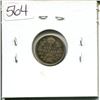 Image 2 : 1913 Canadian Silver 5 Cents. EF-40 or better.