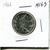 Image 1 : 1966 Canadian Silver 25 Cents. MS-63. Bright White.