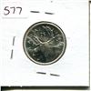 Image 2 : 1966 Canadian Silver 25 Cents. MS-63. Bright White.