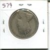 Image 2 : 1906 Canadian Edward VII Silver 50 Cents. Key Date. VG-8. Mintage of 350,000.