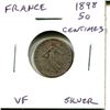 Image 1 : France. 1898 Silver 50 Centimes. VF-20.